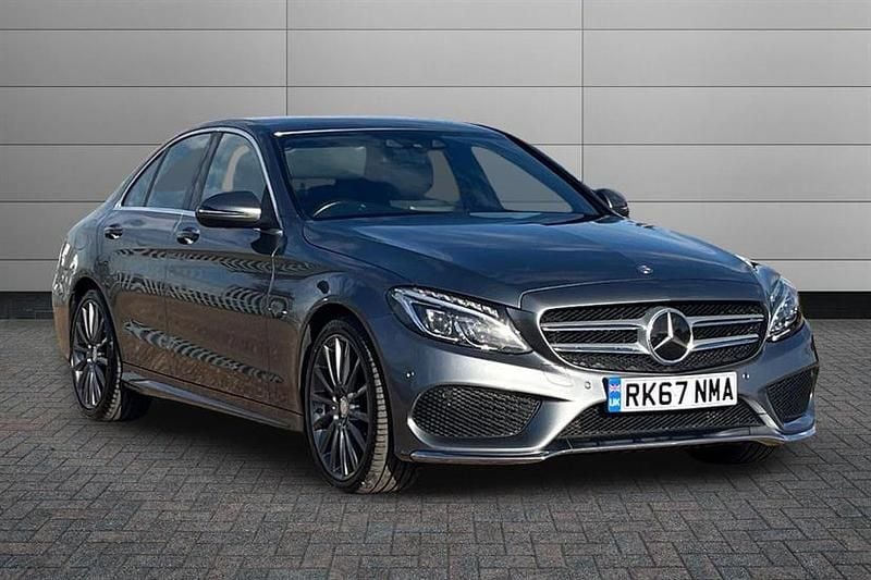 Selenite grey Used 2017 Mercedes C250 AMG line Sedan | £12,790 (Good price) - Image 1/4