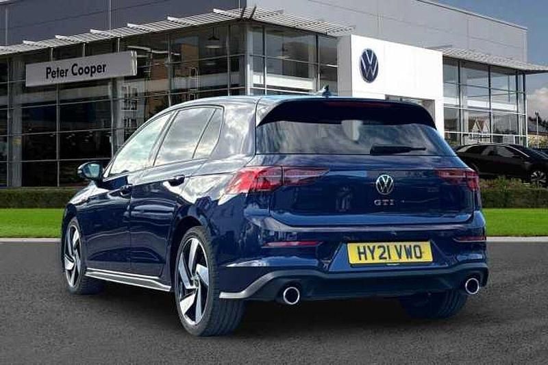 Used VW Golf VIII GTI 245 HP (180 kW) 2021 Blue Hatchback