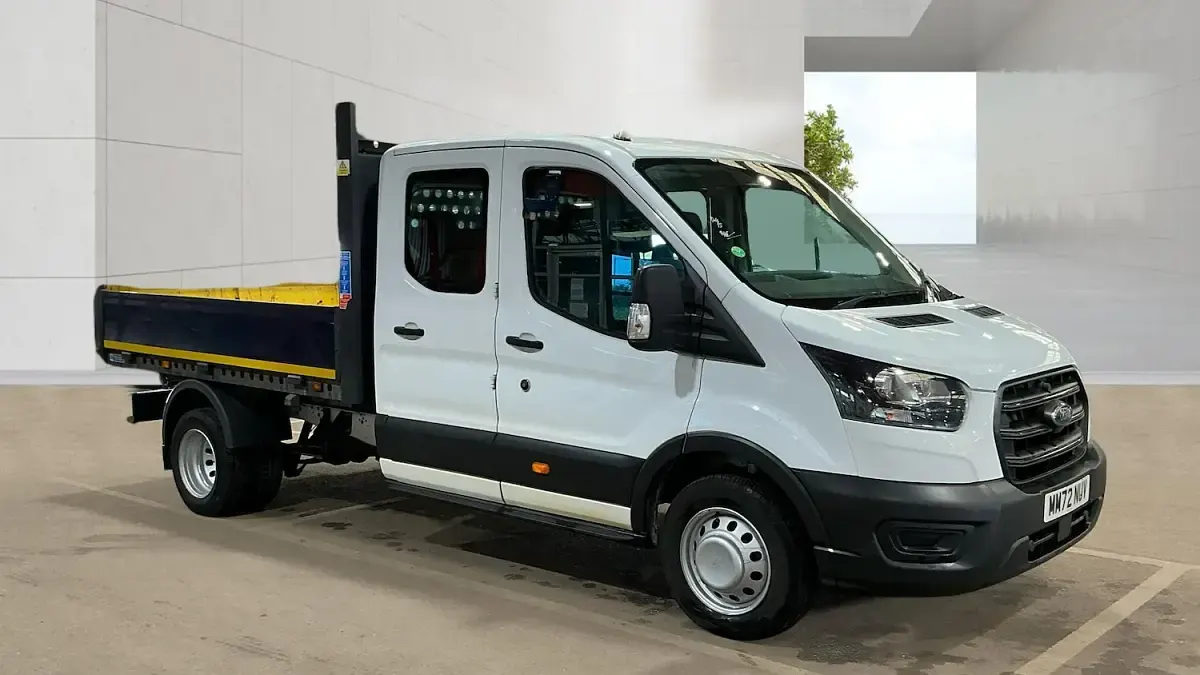 Used Ford Transit 130 HP (95 kW) 2022 White Cabriolet