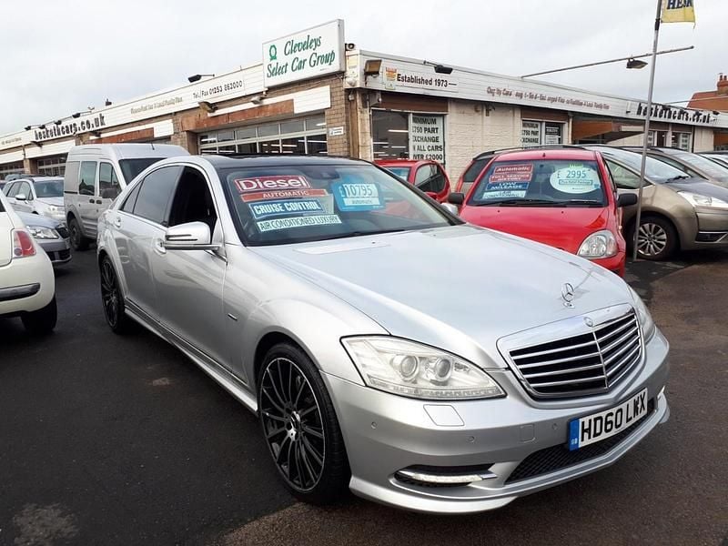 Used Mercedes S350L 236 HP (173 kW) 2010 Silver Sedan