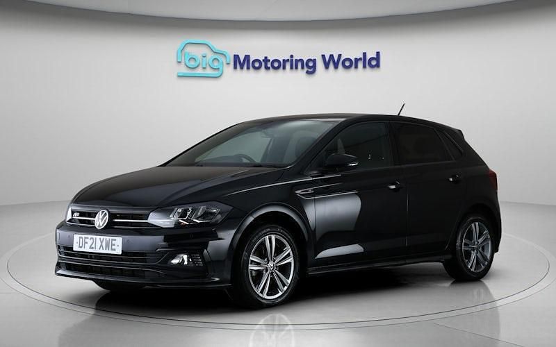 Used VW Polo R-line 110 HP (80 kW) 2021 Black Hatchback