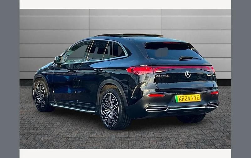 Used Mercedes EQE500 AMG line 300 kW (408 HP) 2024 Black Sedan