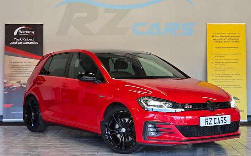 Used VW Golf VII GTD 184 HP (135 kW) 2017 Red Hatchback