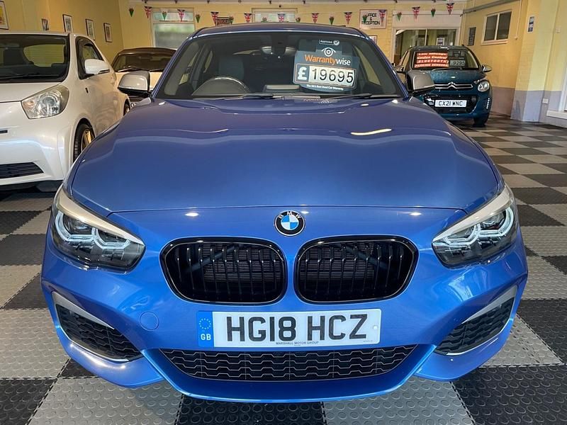 Used BMW M140 M Sport 335 HP (246 kW) 2018 Blue Hatchback