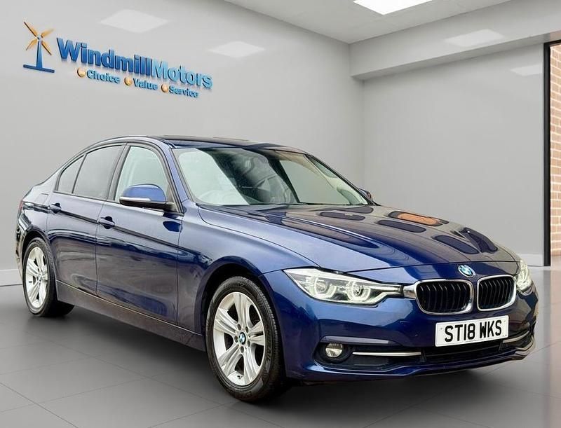 Used BMW 320 Sport Line 2018 Blue Sedan