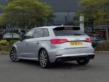 Used Audi A3 Black Edition 115 HP (84 kW) 2018 Silver Sedan