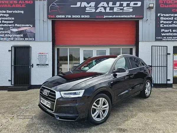 Used Audi Q3 S-Line 150 HP (110 kW) 2017 Black SUV