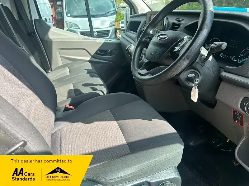 Used Ford Transit S 130 HP (95 kW) 2020 White Cabriolet