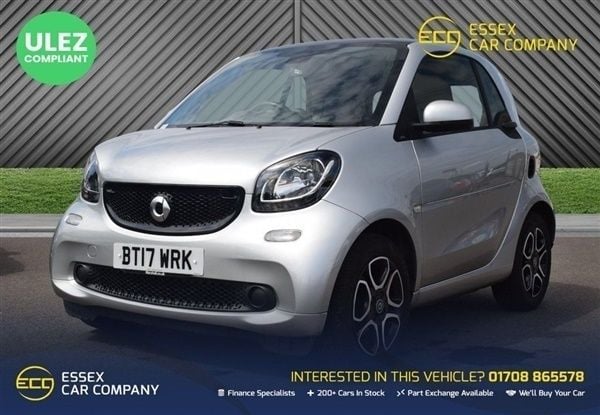 Silver Used 2017 Smart ForTwo Coupé Premium Coupe | £8,730 (Fair price) - Image 1/1