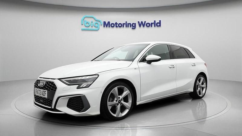Used Audi A3 Sportback S-Line 110 HP (80 kW) 2023 White Hatchback
