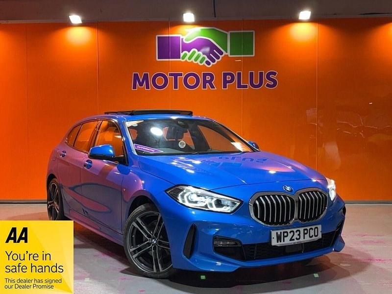 Used BMW 118 M Sport 136 HP (100 kW) 2023 Blue Hatchback