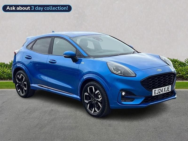 Blue Used 2024 Ford Puma ST-Line X SUV | £19,590 (Fair price) - Image 1/4