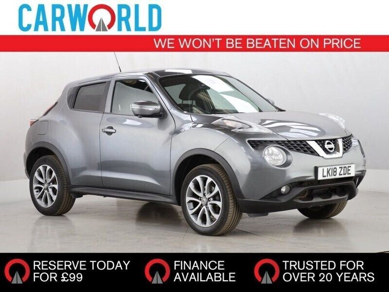 Grey Used 2018 Nissan Juke Tekna SUV | £10,990 (Fair price) - Image 1/3