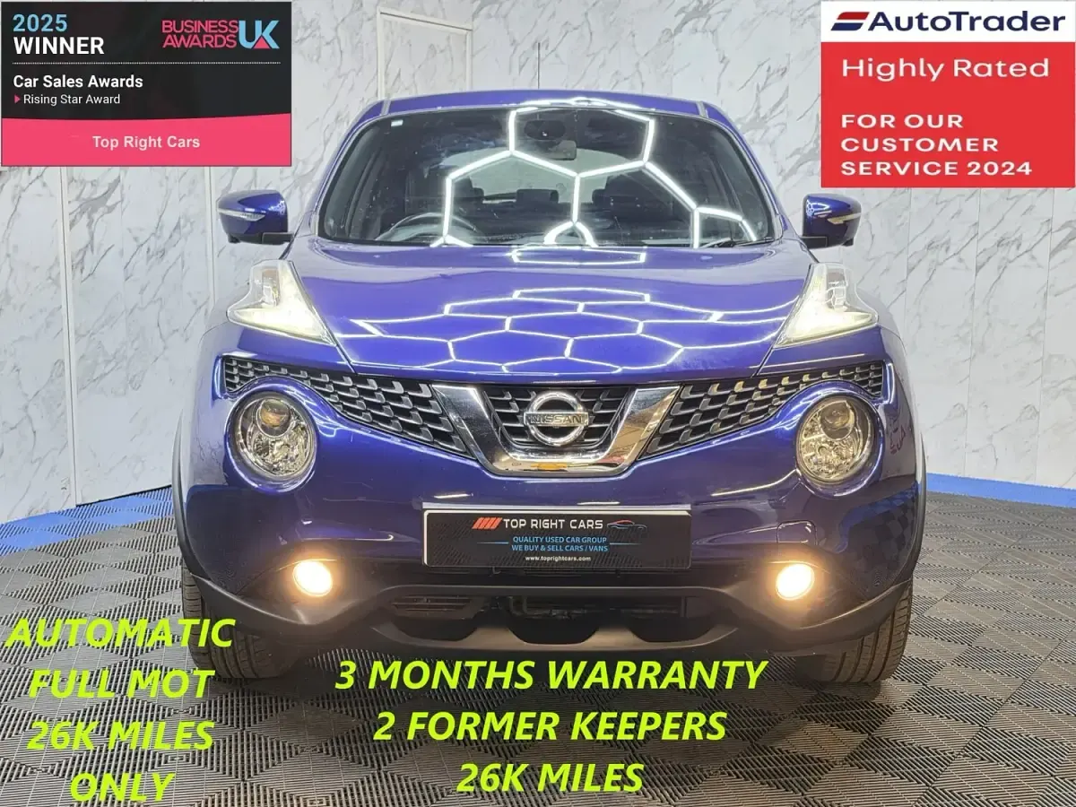 Used Nissan Juke Tekna 117 HP (86 kW) 2016 Blue SUV