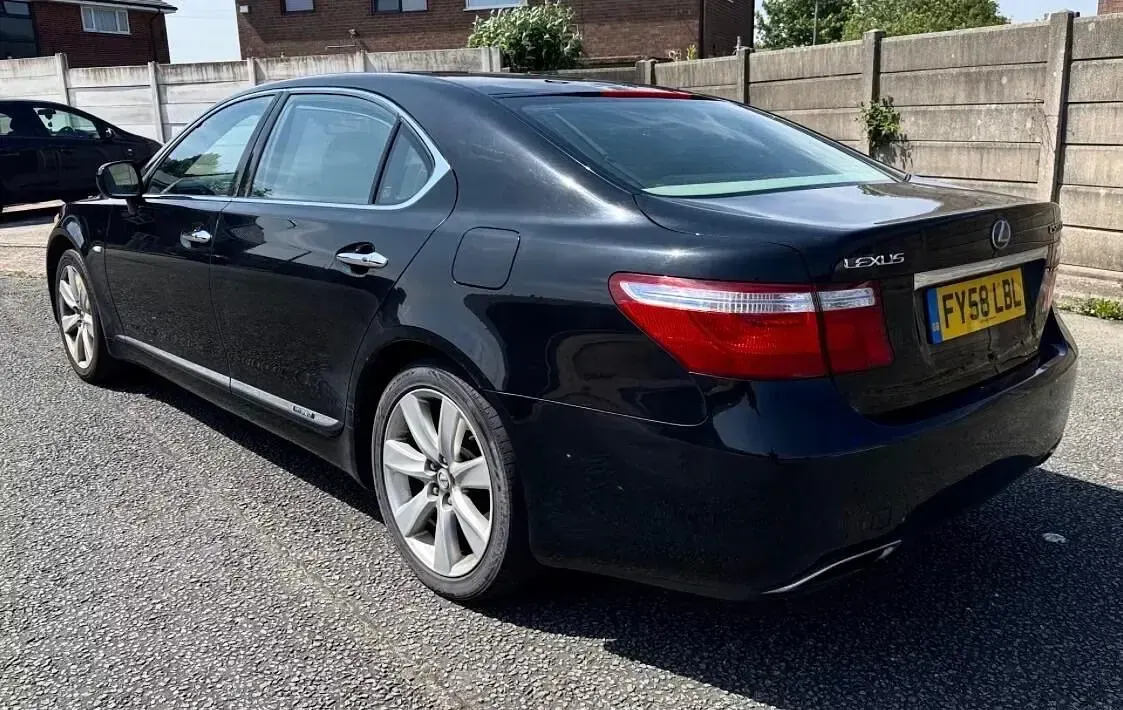 Used Lexus LS600h L 2008 Black Sedan