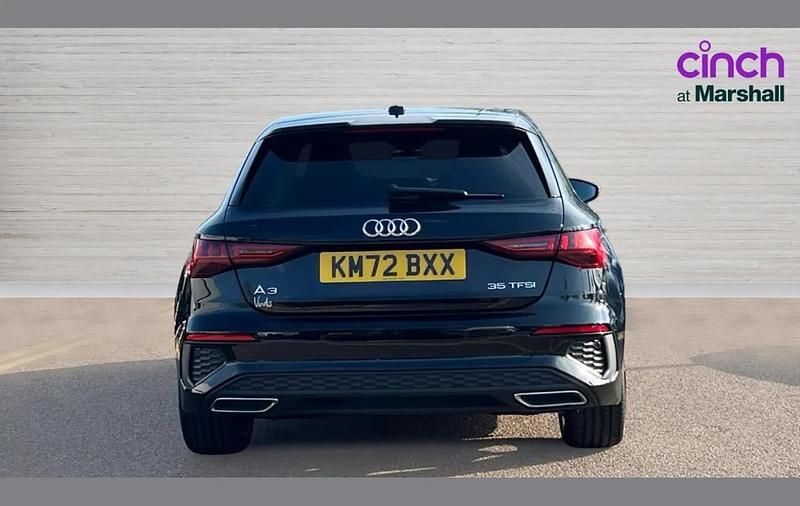 Used Audi A3 S-Line 147 HP (108 kW) 2022 Black Sedan