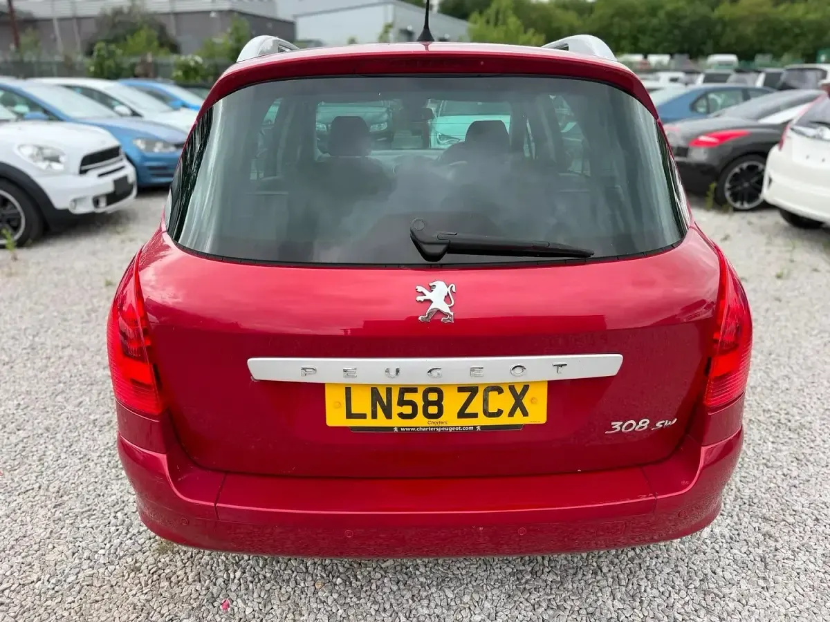 Used Peugeot 308 SW Sport 2009 Red Estate