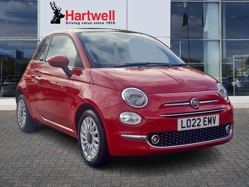 Red Used 2022 Fiat 500 Dolcevita Hatchback | £9,995 (Fair price) - Image 1/3
