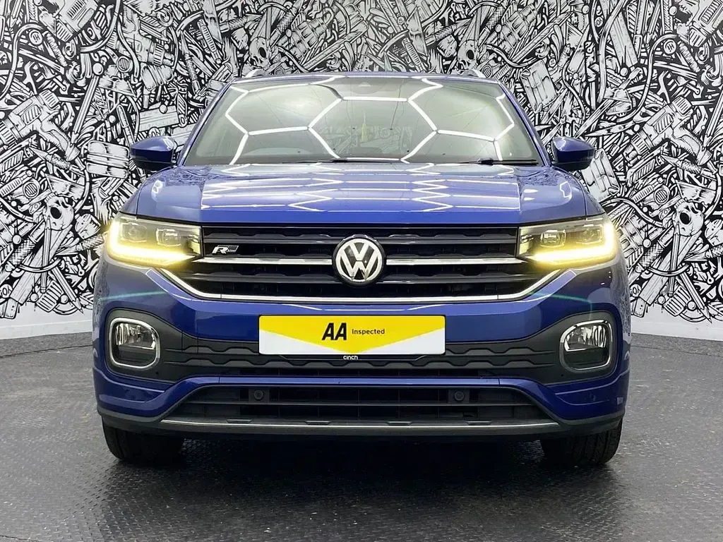 Used VW T-Cross R-line 115 HP (84 kW) 2020 Blue SUV