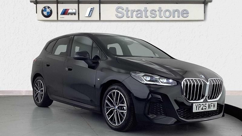 Black Used 2025 BMW 220 Active Tourer M Sport MPV | £29,990 (Fair price) - Image 1/4