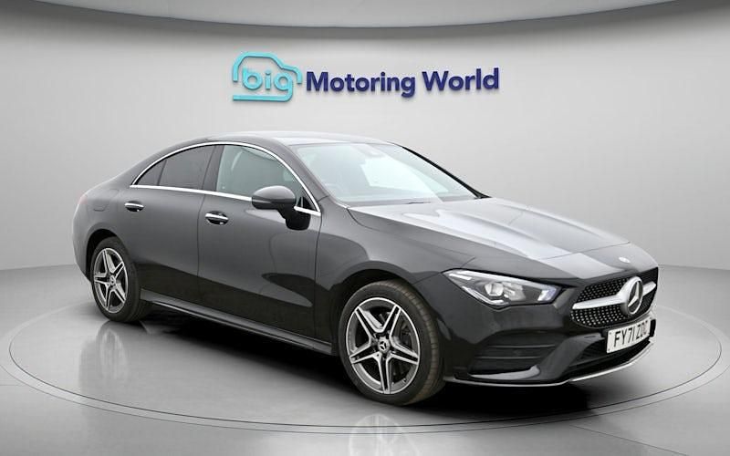 Used Mercedes CLA250e AMG line 259 HP (190 kW) 2021 Black Sedan
