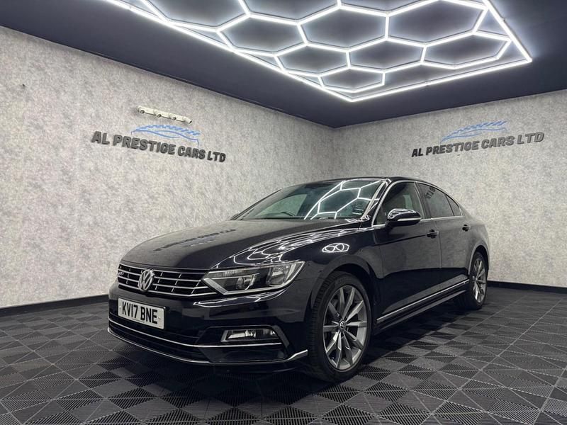 Black Used 2017 VW Passat R-line Sedan | £13,499 (Fair price) - Image 1/4