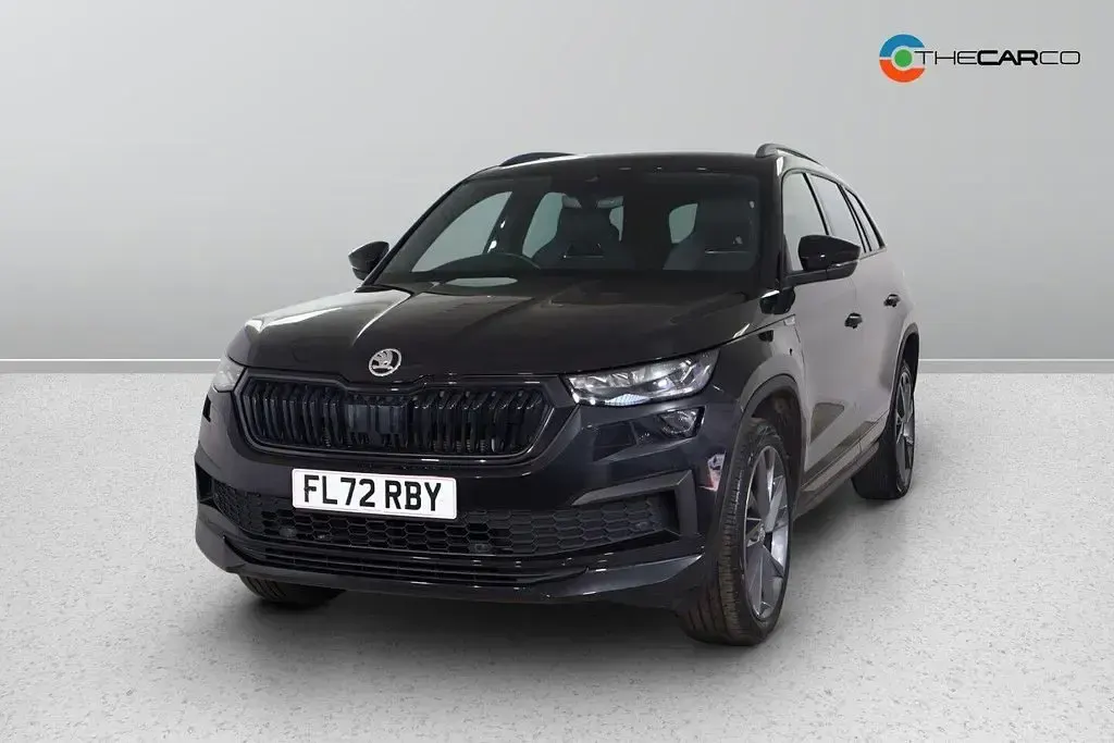 Used Skoda Kodiaq SportLine 150 HP (110 kW) 2022 Black SUV