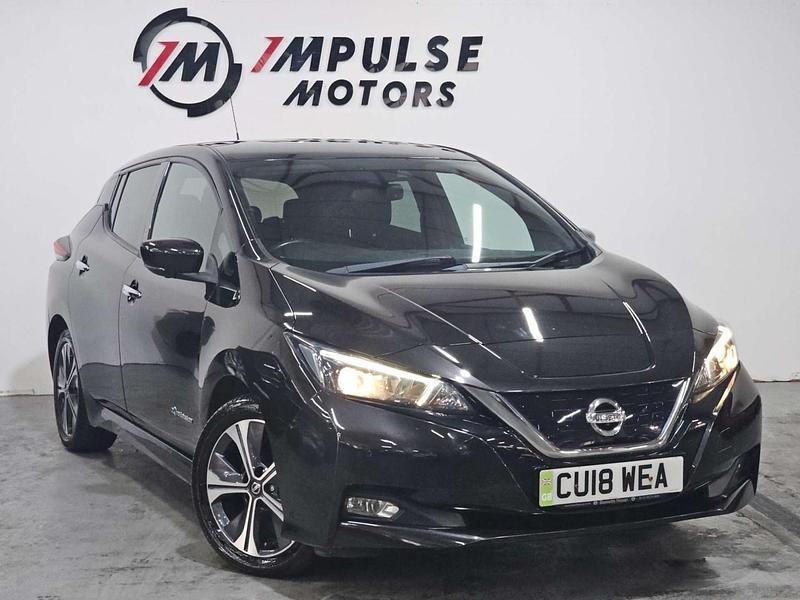 Used Nissan Leaf 110 kW (150 HP) 2018 Black Hatchback