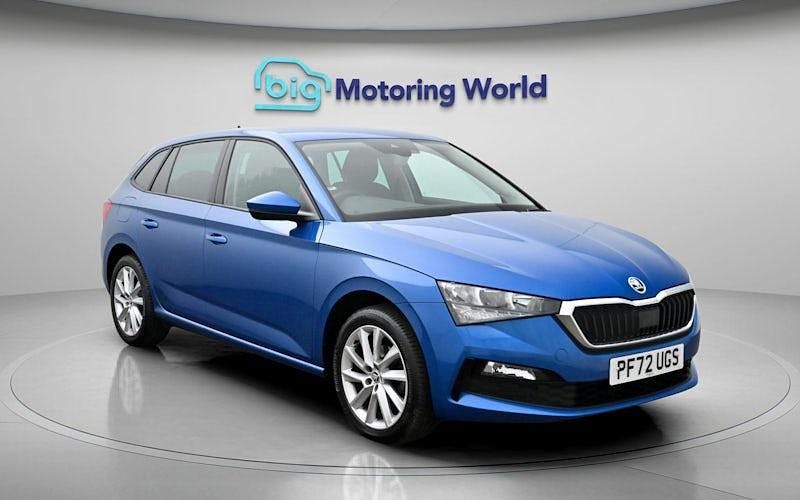 Gebraucht Skoda Scala SE L 110 PS (80 kW) 2023 Blau Kleinwagen