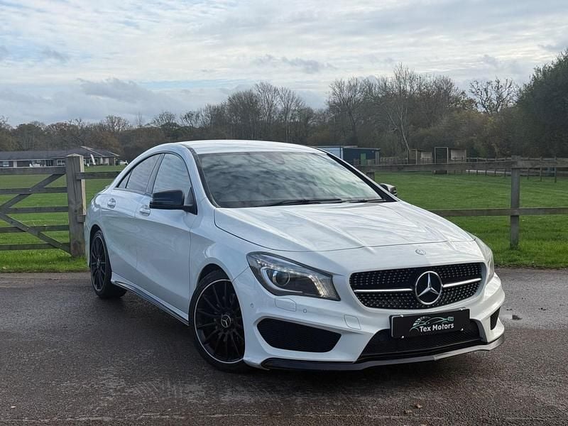 White Used 2016 Mercedes CLA220 AMG Sedan | £9,295 (Fair price) - Image 1/4