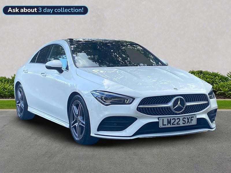 White Used 2022 Mercedes CLA180 AMG Line Premium Plus Sedan | £26,728 (A bit pricey) - Image 1/4