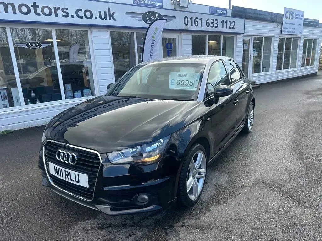 Used Audi A1 Sportback S-Line 122 HP (89 kW) 2014 Black Hatchback