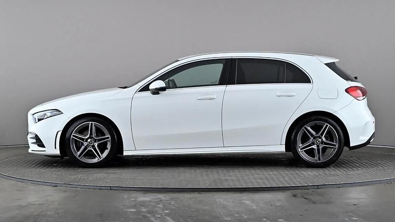 Used Mercedes A180 AMG line 116 HP (85 kW) 2021 White Hatchback