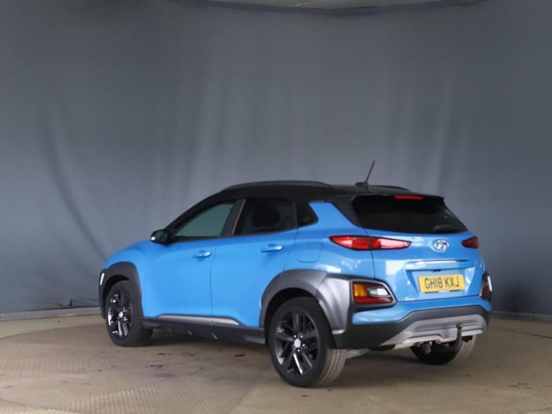Used Hyundai Kona Premium 177 HP (130 kW) 2018 Blue SUV