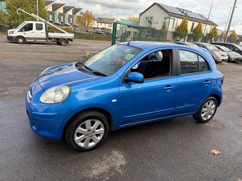 Begagnad Nissan Micra Acenta 2011 Blå Halvkombi