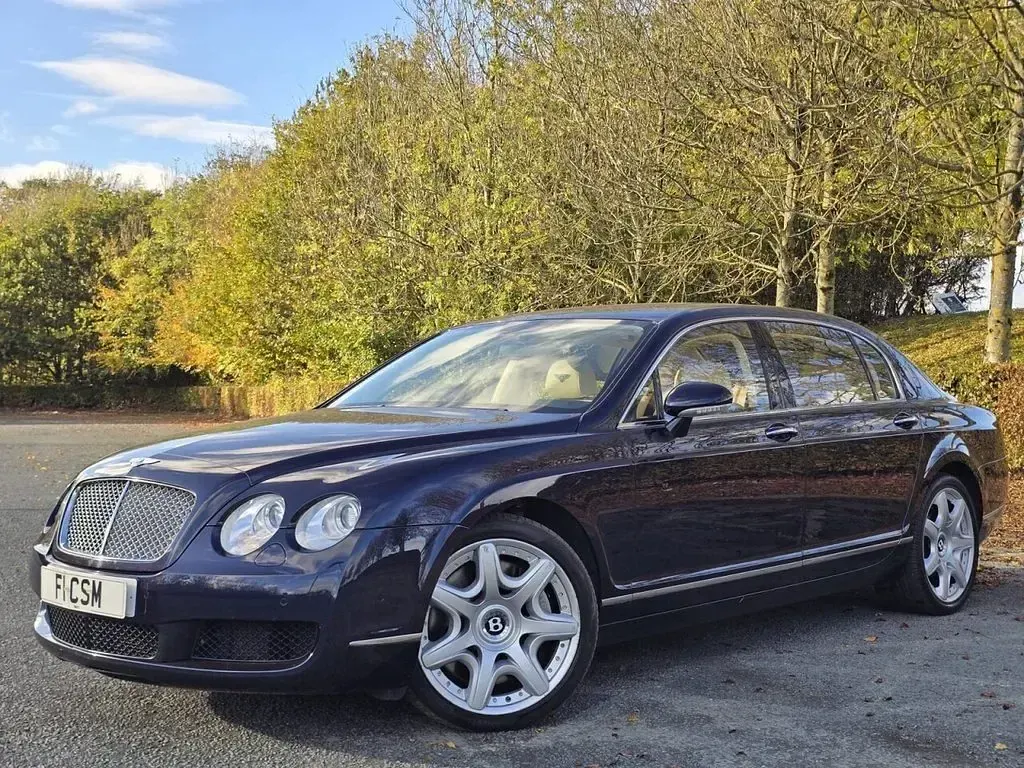 Used Bentley Continental Flying Spur 560 HP (411 kW) 2008 Blue Sedan