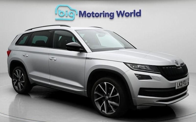 Used Skoda Kodiaq SportLine 190 HP (139 kW) 2021 Silver SUV