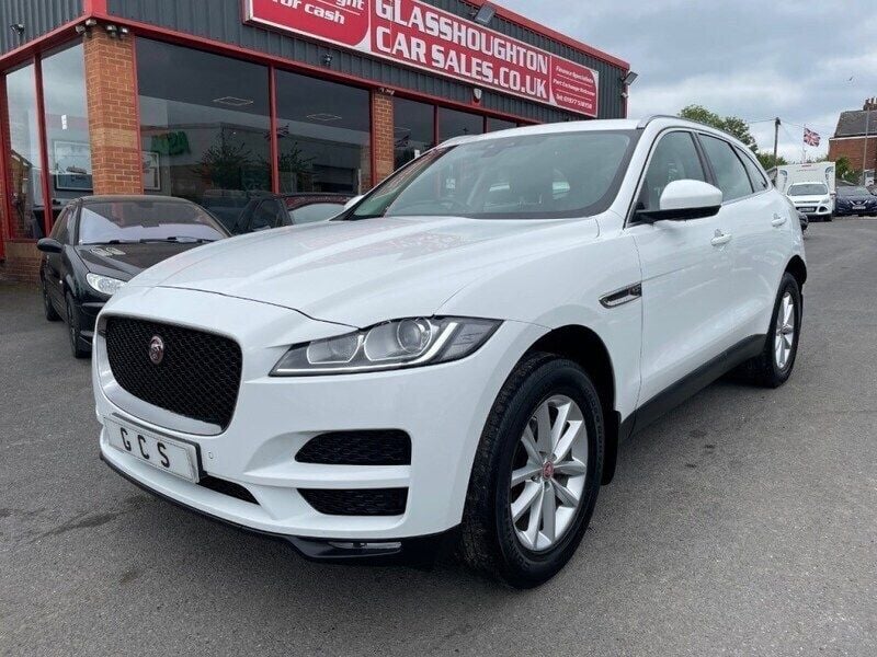 White Used 2019 Jaguar F-Pace Prestige SUV | £14,690 (Fair price) - Image 1/4