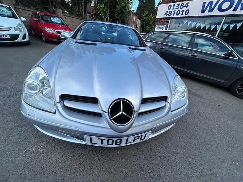Used Mercedes SLK200 2008 Metallic silver Cabriolet