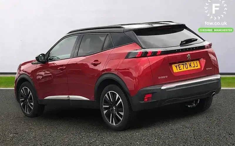 Used Peugeot 2008 GT-line 101 HP (74 kW) 2020 Red SUV
