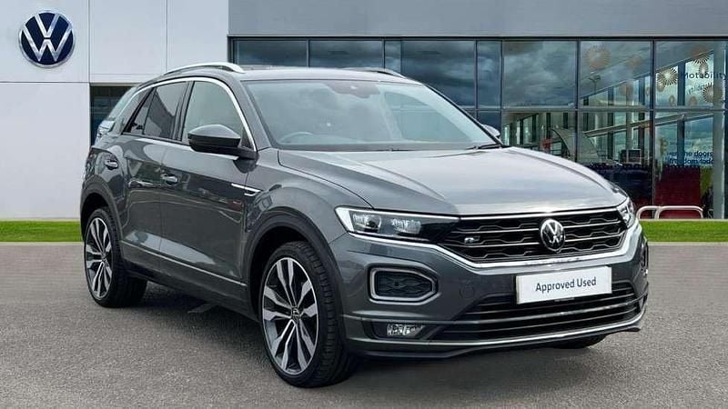 Grey Used 2021 VW T-Roc R-line SUV | £23,500 (Fair price) - Image 1/4