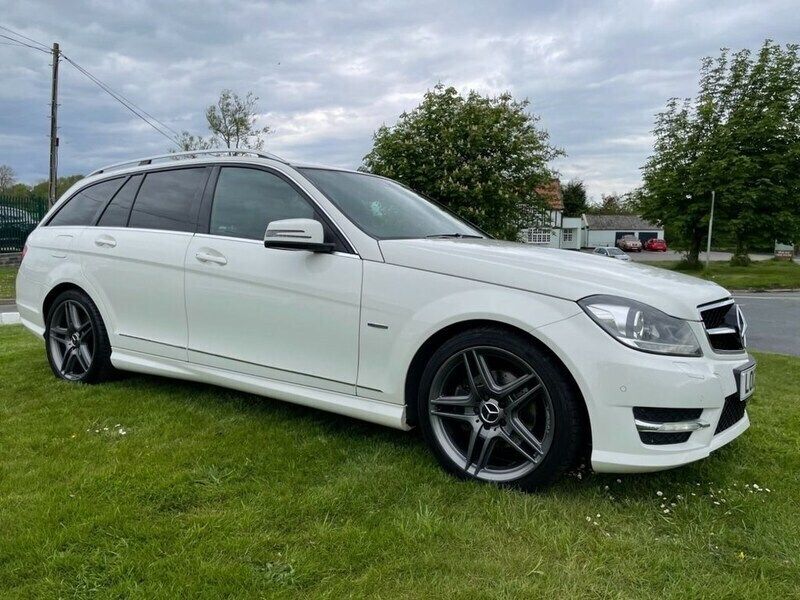 White Used 2012 Mercedes C220 Estate | £5,995 (Fair price) - Image 1/4