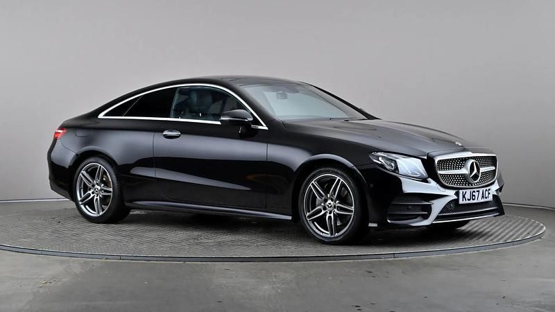 Black Used 2018 Mercedes E220 AMG Line Premium Coupe | £18,298 (Fair price) - Image 1/4