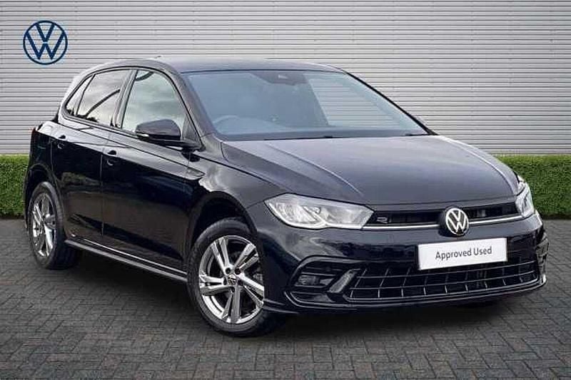 Used VW Polo R-line 110 HP (80 kW) 2024 Black Hatchback