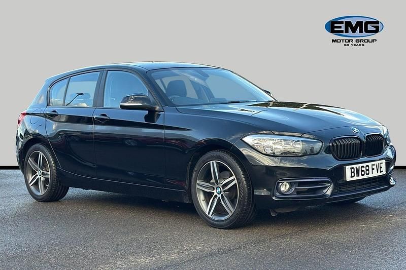 Black Used 2018 BMW 118 Sport Line Hatchback | £12,490 (Fair price) - Image 1/3
