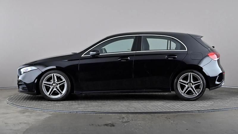 Used Mercedes A180 AMG line 116 HP (85 kW) 2018 Black Hatchback