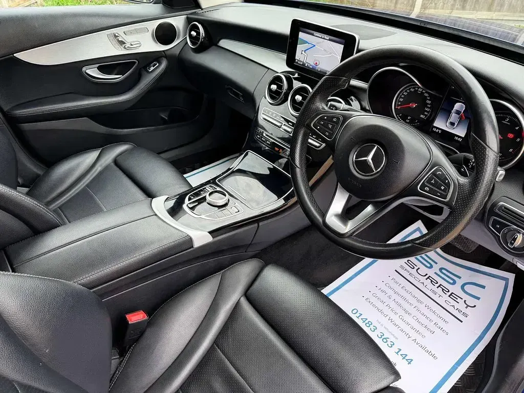 Used Mercedes C220 Premium 2018 Blue Sedan