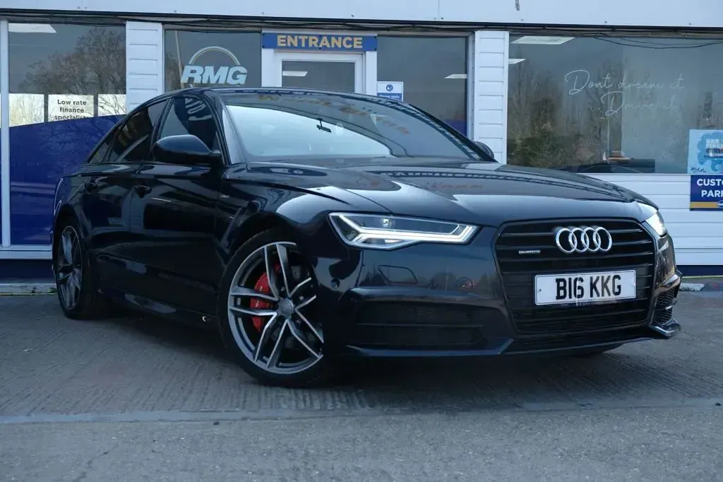 Used Audi A6 Black Edition 320 HP (235 kW) 2015 Blue Sedan