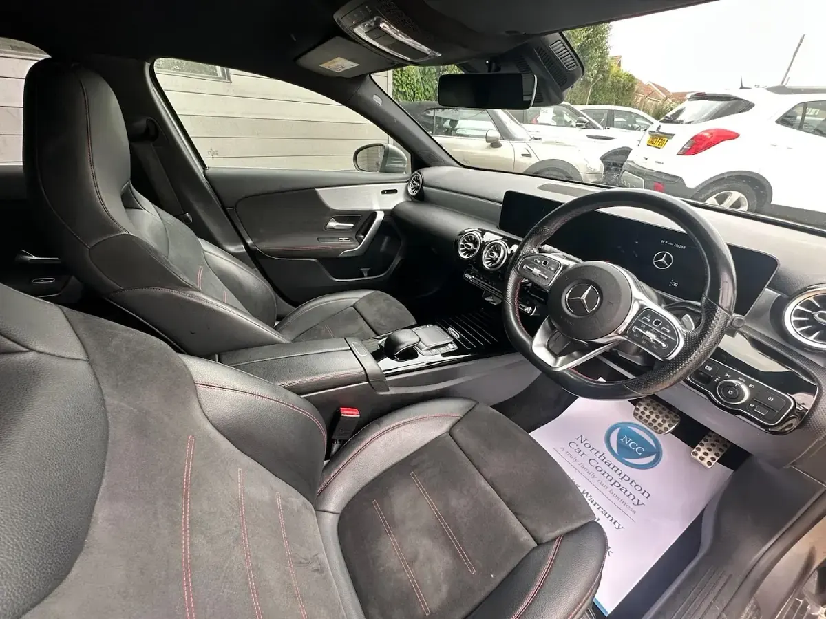 Used Mercedes A200 AMG Line Premium 150 HP (110 kW) 2019 Grey Hatchback