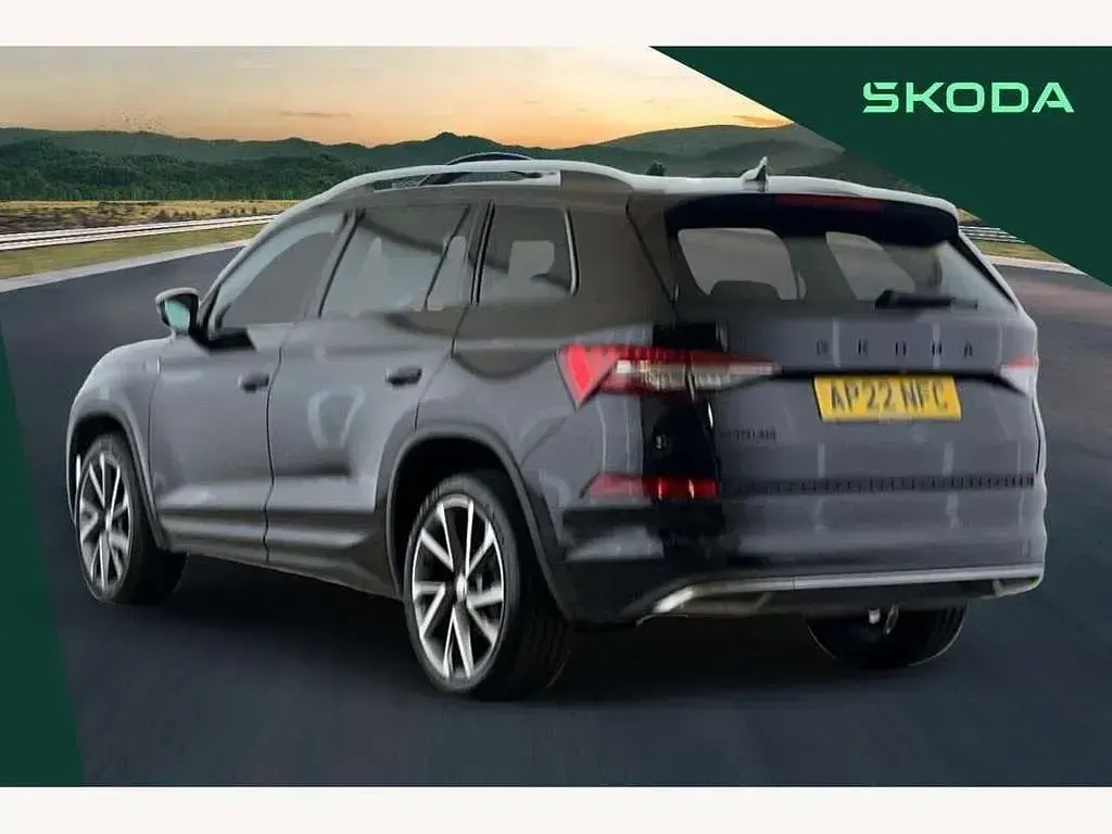 Used Skoda Kodiaq SportLine 150 HP (110 kW) 2022 Black SUV